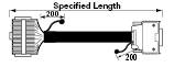 1-to-1 Branch Cable Adapter (with MISUMI Original Connector):Related Image