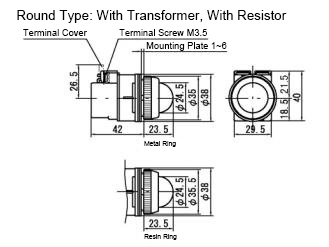 LED Pilot Light (IP65):Related Image