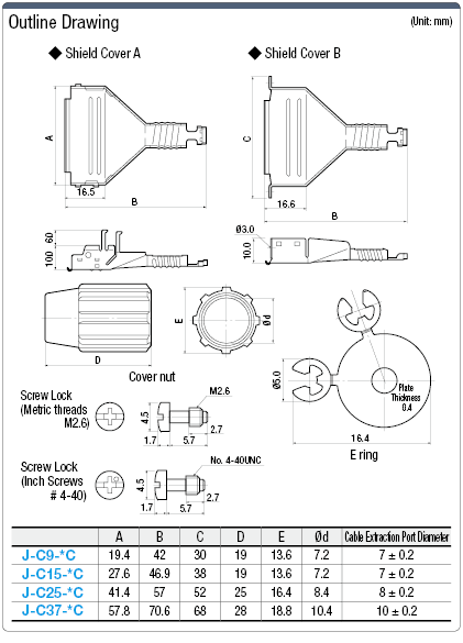 EMI Countermeasure D-Sub Connector with Metal Hood:Related Image