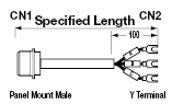 JL04 Waterproof/Straight/Panel Mountable Connector Harness:Related Image