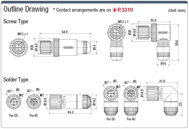 XS2 Waterproof Female Connector (Screw Model) for Sensor:Related Image