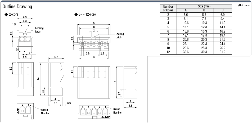 EI Connector Socket Housing:Related Image