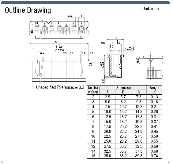 XH Connector Socket Housing:Related Image