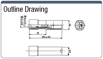 Plug-Model Connector Terminal, 110 Series Female (Fitting Part Insulated Model):Related Image