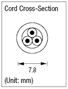 AC Cord - Fixed Length (UL / CSA) - Double-Ended:Related Image