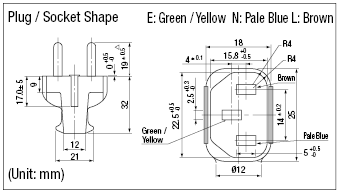 AC Cord - Fixed Length (VDE) - Double-Ended:Related Image