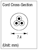 AC Cord - Fixed Length (AS) - Double-Ended:Related Image