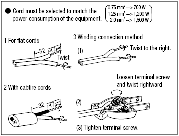 Extension Cord Parts - Outlet Plug (Flat 2-Core):Related Image