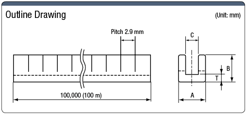 U-Shaped Bushing (with Slits), Square Hole, Edge Guard Compatible:Related Image