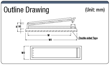 Cable Clip (for Flat Cables / with Sponge):Related Image