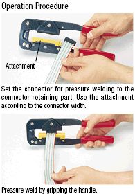 Pressure Welding Tools / Crimping Tools, Simple Pressure Welding Tools for Pressure Welding Model Connectors:Related Image