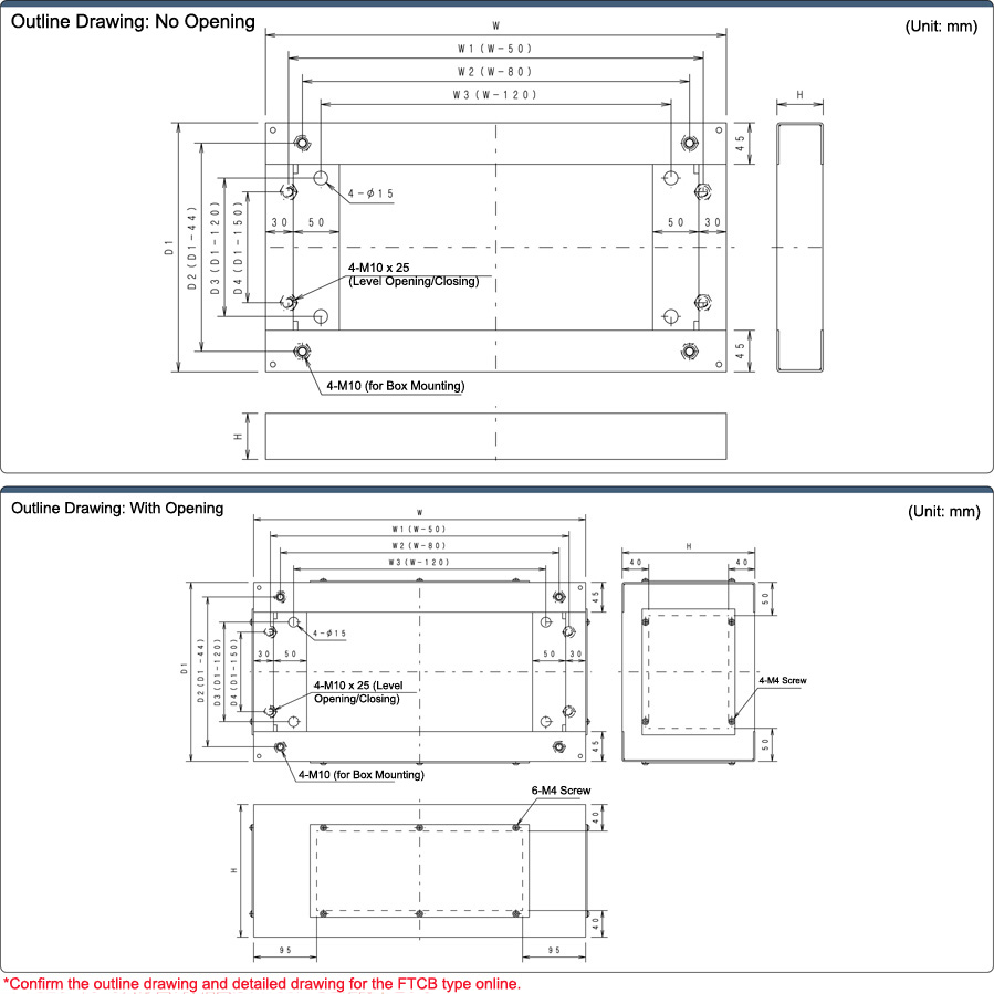 Configurable Size Frame FSCB Series: Related Images