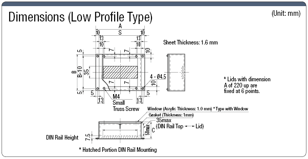 Steel Terminal Block Box, with Lid Model DIN Rail:Related Image