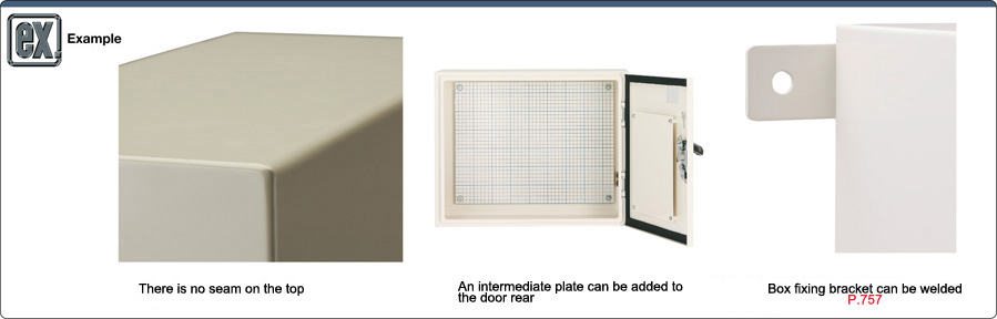 PFSA Series Control Panel Box Configurable Size No Top Surface Groove Type: Related Image