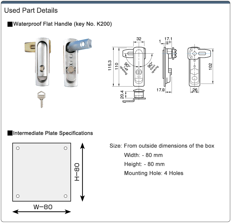 [Fixed Size] Steel Box SBOX Series:  Related Image