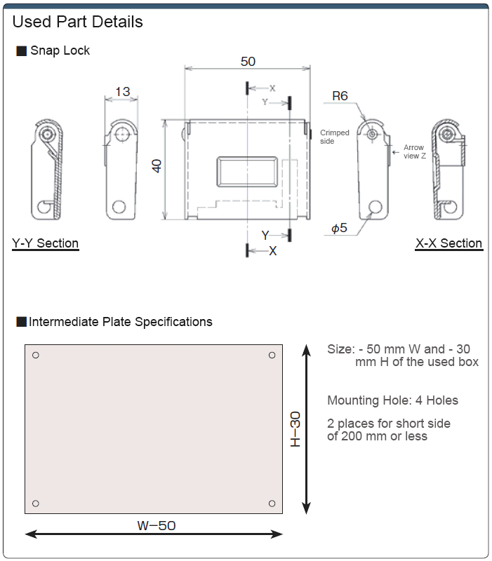 [Fixed Size] Stainless Steel Box SBOSP Series: Related Image