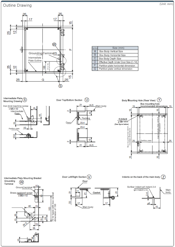 [Fixed Size] Stainless Steel Box SBOSP Series: Related Image