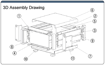 Aluminum Rack Case MOR Type: Related Image