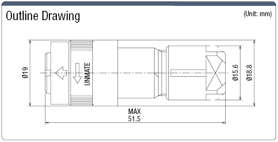 JN1 Waterproof Straight Plug (One-touch Lock):Related Image