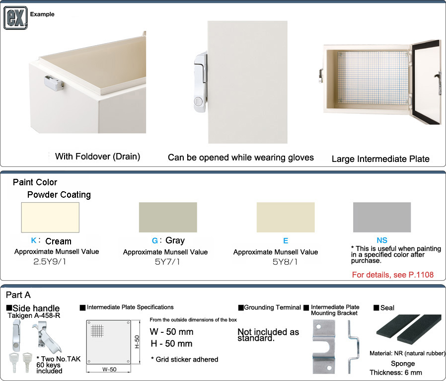 Configurable Size Side Handle Type Without Drainage FSE Series: Related Image