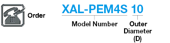 XAL series carbide square end mill, 4-flute / 2D Flute Length (short) model:Related Image