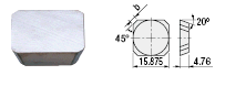 Tips for Milling Cutters, Square Model:Related Image