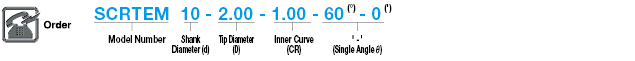 Carbide Straight Blade Inner R Cutter, 2-Flute, Taper, Rounded Inner Tip Type:Related Image