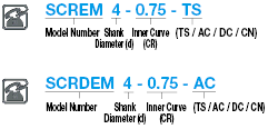 Carbide Straight Blade Inner R Cutter, 2-Flute, Standard Shank Diameter Rounded Type:Related Image