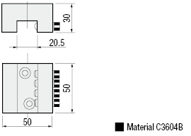 Universal Holder for Electrode, Standard Model (Includes Adjustment Function for Vertical Inclination / Rotation Function for Rotation Orientation):Related Image