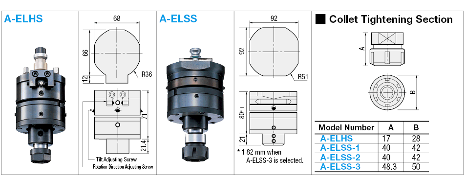 Universal Holder for Electrode, XY Center Adjustment Function Model (Collet Chuck Model):Related Image