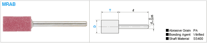 Grindstone with Shaft for High-Hardness Steel:Related Image