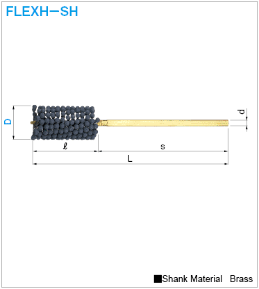 Deburring Brush with Grindstone: For Burr Removal on Irregular Surfaces, Shank Included:Related Image