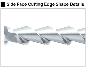 Carbide Square End Mill for Aluminum Machining, 2-Flute / 2D Flute Length (Short) Model:Related Image