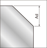 XCP Series Carbide Chamfer End Mill for High Hardness Steel Machining / 6-Flute / Short Type:Related images