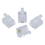 RJ11 connector  6-pin 2/4 modular plug