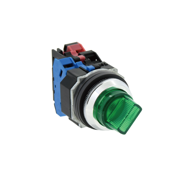 ø30 Series Illuminated Selector Switch, ASLD, Bracket BA9S