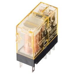 RJ Series Slim Power Relay Plug-in Terminal Type (Twin Contact Type)