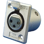 XLR Series Receptacle (Square Flange)