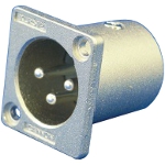 XLR Series Receptacle (Square Mini Flange)