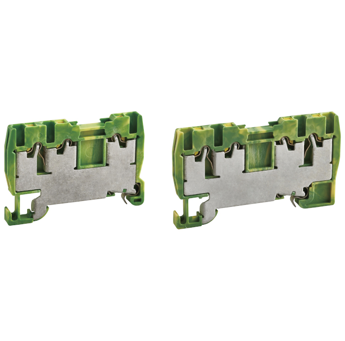 Clutch Lock Terminal Block, Compact Series (rail type), Earth Dedicated Type