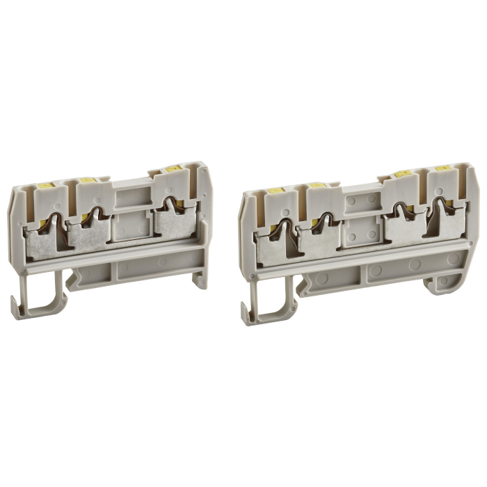 Clutch Lock Terminal Block Compact Series (Rail Type) Standard Type