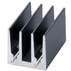 Heat Sink for Pin Mounting Device, P Series, Aluminum Extrusion Type 10PB15L25-YB