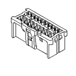 2.0 mm Pitch, MicroClasp Housing / 2 Rows, Positive Lock Type 51353