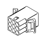 Standard .093" Receptacle Housing (1292)