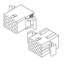 3.68-mm Pitch 1625 Miniature Receptacle Housing 1625-NR