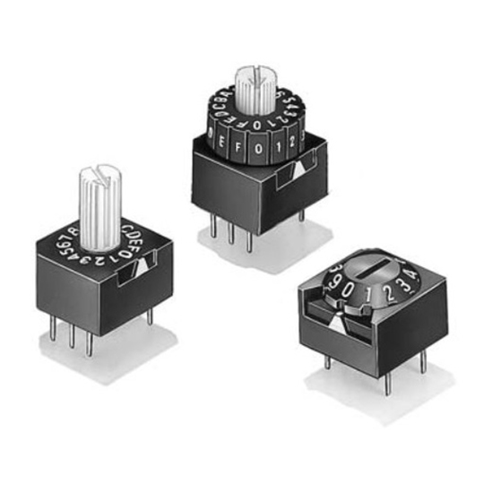 Seal Type Rotary Dip Switch A6A