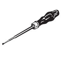 Terminal Block XW4 Screwdriver for Printed Circuit Boards