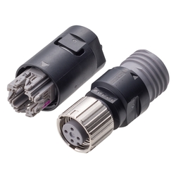 Round Waterproof Connector - XS5 XS5G-D5S3