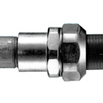 Waterproof combination coupling (waterproof pre-coupling + threaded steel wire conduit)