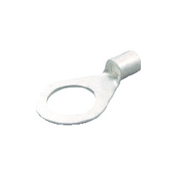 Bare Crimp Terminal, Round-Type, ø10.5 (Stud Diameter: 10.5 mm) Length 32.5 mm